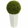 Promo π Nearly Natural 28" Boxwood Topiary Ball W White Planter Indoor/Outdoor π 2 Promo π Nearly Natural 28" Boxwood Topiary Ball W White Planter Indoor/Outdoor π -Nearly Natural Sales unnamed file 780