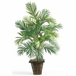 Buy ✨ Nearly Natural Areca Palm With Wicker Basket 🎁