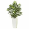 Promo 🛒 Nearly Natural 39" Areca Palm In White Planter Indoor/Outdoor ⌛ -Nearly Natural Sales unnamed file 793