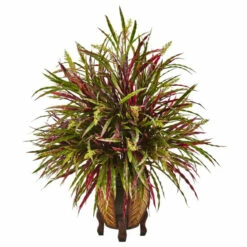 New 👍 Nearly Natural 30" Autumn Grass Arrangement 🌟
