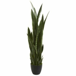 Best Sale ⭐ Nearly Natural 46" Sansevieria Artificial Plant 🥰