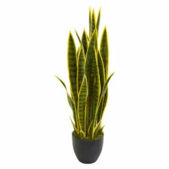 New 😀 Nearly Natural 33" Sansevieria Artificial Plant 😍