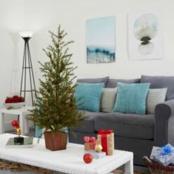Buy 🥰 Nearly Natural 3 Ft. Natural Look Artificial ❄ Christmas Tree 🧨 -Nearly Natural Sales unnamed file 81
