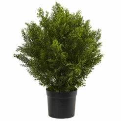 Hot Sale 🤩 Nearly Natural 2 Ft. Cedar Bush Indoor/Outdoor Plant ⌛