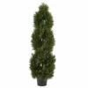 Best deal ⌛ Nearly Natural 4 Ft. Pond Cypress Topiary Indoor/Outdoor Plant 🎁 -Nearly Natural Sales unnamed file 834