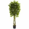 Cheap 🧨 Nearly Natural 5.5 Ft. Ficus Tree UV Resistant Indoor/Outdoor Plant 😀 -Nearly Natural Sales unnamed file 838
