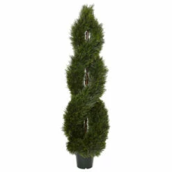 Wholesale 🤩 Nearly Natural 5 Ft. UV Resistant Pond Cypress Topiary Plant 🥰