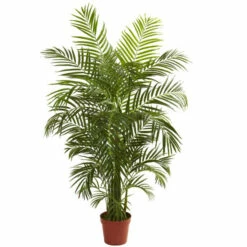 Best Pirce ✨ Nearly Natural 4.5 Ft. Areca Palm With 837 Leaves 🎁