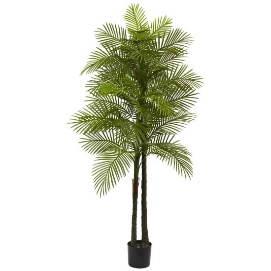 Brand new π Nearly Natural 7 Ft. UV Resistant Double-Stalked Robellini Palm Tree β¨ 3 Brand new π Nearly Natural 7 Ft. UV Resistant Double-Stalked Robellini Palm Tree β¨