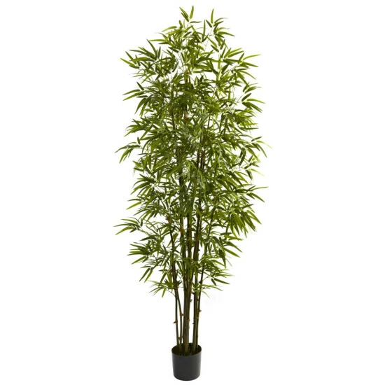 Flash Sale π Nearly Natural 7 Ft. 10-Trunk Green Bamboo Tree π 3 Flash Sale π Nearly Natural 7 Ft. 10-Trunk Green Bamboo Tree π