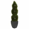 Top 10 ⭐ Nearly Natural 5 Ft. Double Cypress Spiral Topiary In Black Planter ⌛ -Nearly Natural Sales unnamed file 854
