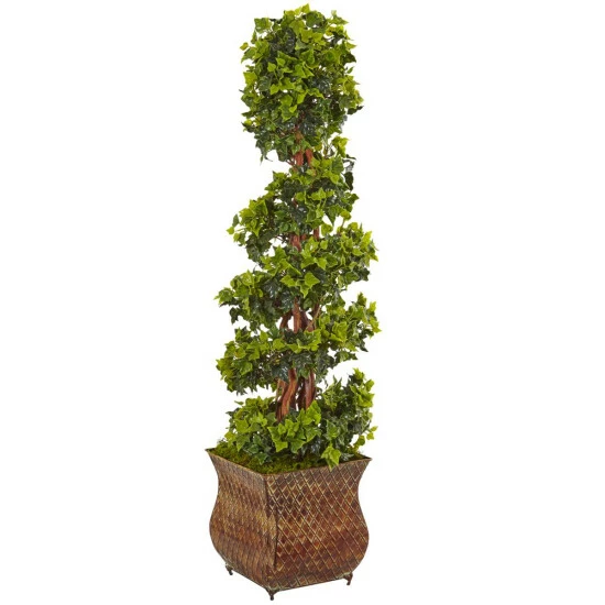 Brand new π Nearly Natural 4 Ft. UV Resistant English Ivy Tree In Planter π 3 Brand new π Nearly Natural 4 Ft. UV Resistant English Ivy Tree In Planter π