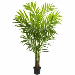 Outlet ✔️ Nearly Natural 8 Ft. King Palm Artificial Tree 🧨