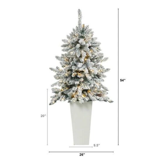 Best Sale π Nearly Natural 4.5 Ft. Flocked π
Christmas Tree With 150 LED Lights β€οΈ 9 Best Sale π Nearly Natural 4.5 Ft. Flocked π
Christmas Tree With 150 LED Lights β€οΈ - Image 7