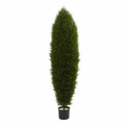 Buy ✔️ Nearly Natural 5 Ft. UV Resistant Cypress Tree With 1650 Leaves ✨