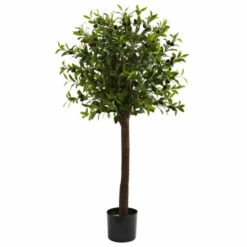 Top 10 🧨 Nearly Natural 4 Ft. Olive Topiary Tree With 1056 Leaves ✔️