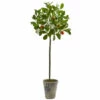 Brand new 😀 Nearly Natural 38" Potted Orange Tree 🛒