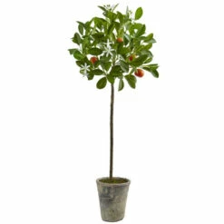 Brand new π Nearly Natural 38" Potted Orange Tree π