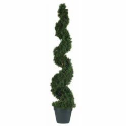 Flash Sale 🎉 Nearly Natural 4 Ft. Cedar Spiral Tree With 1130 Leaves 🧨