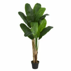 Cheap ✔️ Nearly Natural 4 Ft. Artificial Double Stalk Banana Tree 👏
