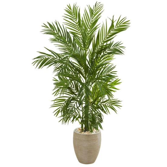 Hot Sale π― Nearly Natural 5 Ft. Artificial Areca Palm Tree In Planter π 3 Hot Sale π― Nearly Natural 5 Ft. Artificial Areca Palm Tree In Planter π