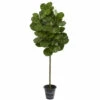 Budget 👍 Nearly Natural 6.5 Ft. Artificial Fiddle Leaf Tree With Planter 🎉 -Nearly Natural Sales unnamed file 928