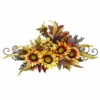 Discount 🔥 Nearly Natural 27" Sunflower Swag With Metal Frame 🌟 -Nearly Natural Sales unnamed file 934