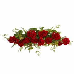 Best Sale 😀 Nearly Natural 32" Geranium And Berry Swag 🌟