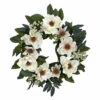 Outlet 🤩 Nearly Natural 22" Magnolia Wreath 💯 -Nearly Natural Sales unnamed file 938