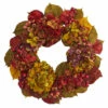 Coupon 🎁 Nearly Natural 24" Fall Hydrangea Wreath ⌛ -Nearly Natural Sales unnamed file 944