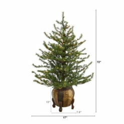 Deals 😉 Nearly Natural 4.5 Ft. 🎁 Christmas Tree With 100 Clear Lights 🤩 -Nearly Natural Sales unnamed file 95