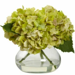 Flash Sale 😀 Nearly Natural Blooming Silk Hydrangea Arrangement Cream 👏 -Nearly Natural Sales unnamed file 966