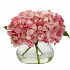 Flash Sale 😀 Nearly Natural Blooming Silk Hydrangea Arrangement Cream 👏 -Nearly Natural Sales unnamed file 967