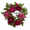 New π Nearly Natural Silk Peony And Berry Wreath - 20" π― 1 New π Nearly Natural Silk Peony And Berry Wreath - 20" π― -Nearly Natural Sales unnamed file 986