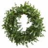 Best reviews of 🥰 Nearly Natural 18" Eucalyptus Double Ring Wreath With Twig Base 🧨 -Nearly Natural Sales unnamed file 987