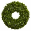 Flash Sale 🥰 Nearly Natural 22" Boxwood Wreath ⌛ -Nearly Natural Sales unnamed file 989