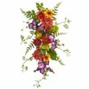 Budget 🤩 Nearly Natural Garden Flower Teardrop Arrangement ⌛ -Nearly Natural Sales unnamed file 994