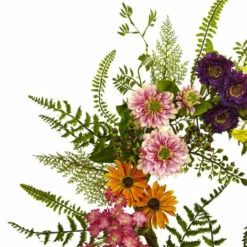 Cheap 🛒 Nearly Natural Silk Mixed Flower Wreath Arrangement 💯 -Nearly Natural Sales unnamed file 997